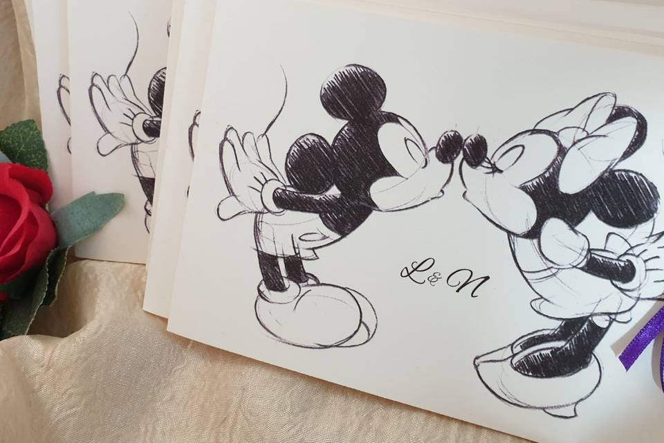 Inviti Minnie e topolino