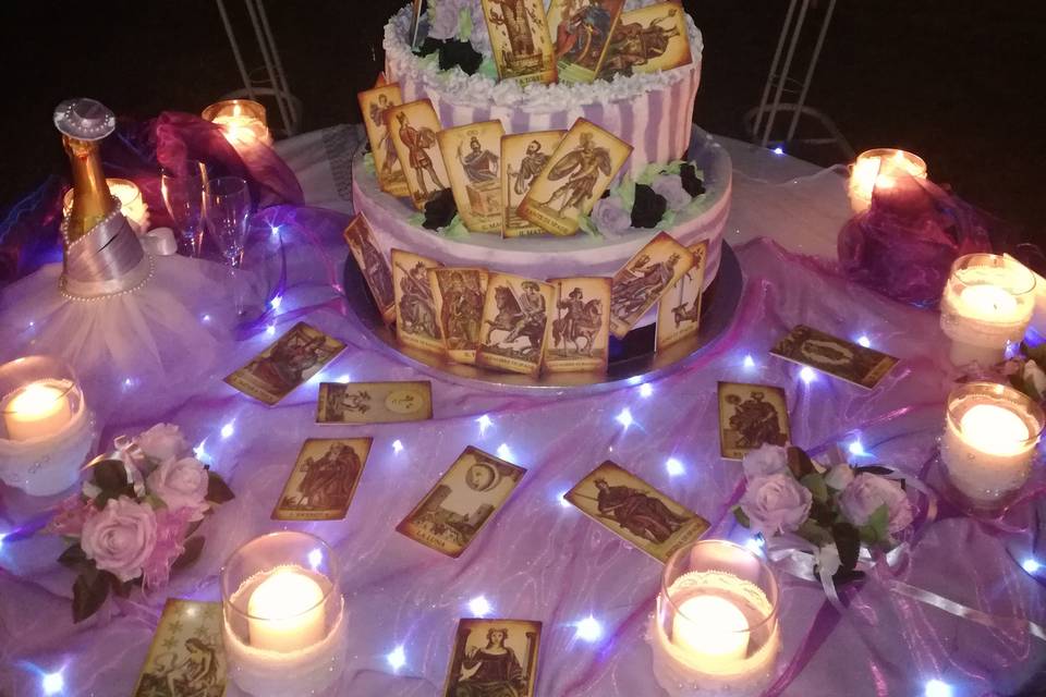 Wedding cake tema tarocchi