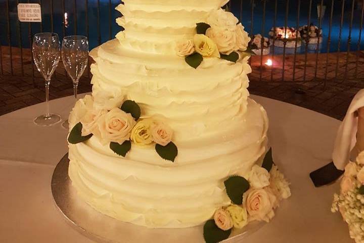 Wedding cake con fiori