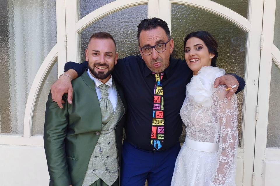 Selfie con gli sposi