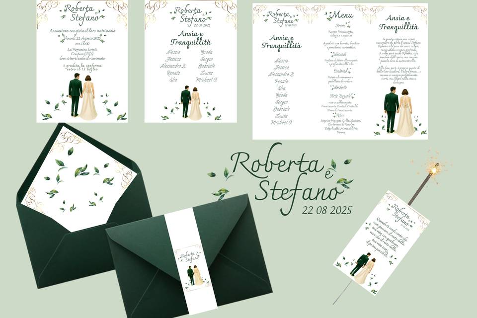 Matrimonio Foglie Verdi
