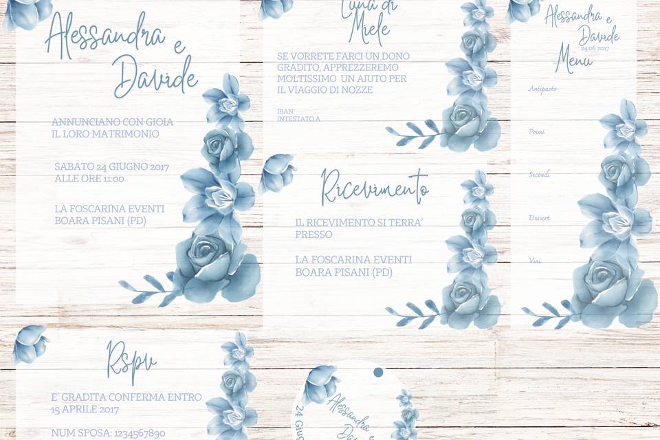 Light Blue Rose - Luxury
