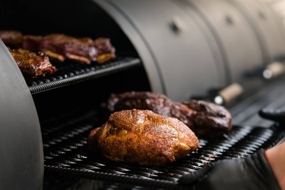 Brisket e chicken