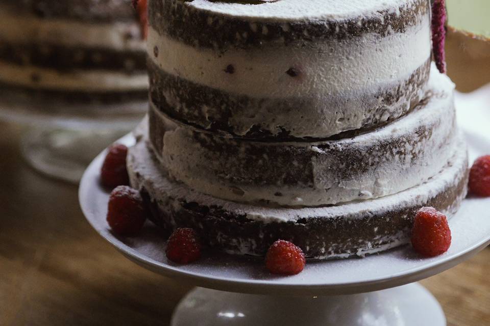 Nude wedding cake, Torino.