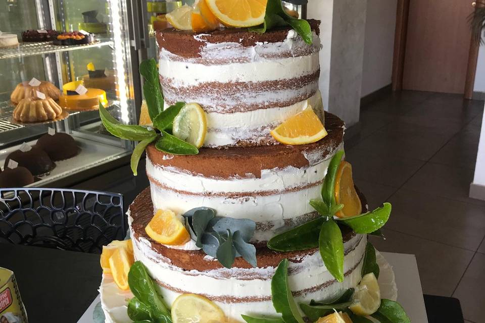 Naked Cake (tema Agrumi)