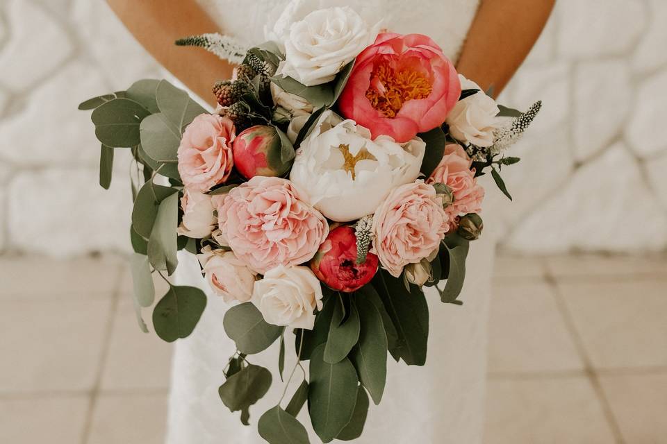 Bouquet peonie