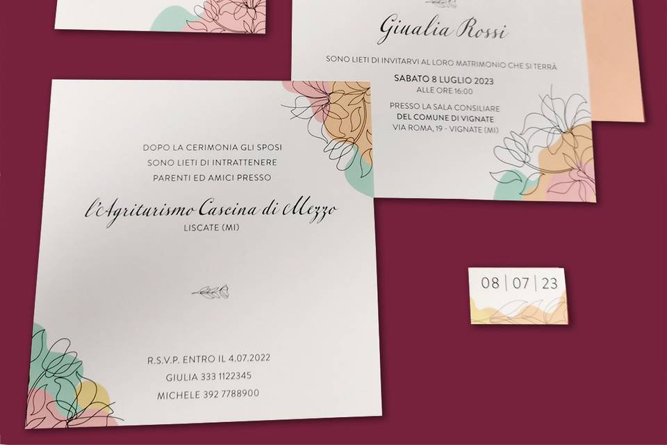 Macchie di colore - quadrato