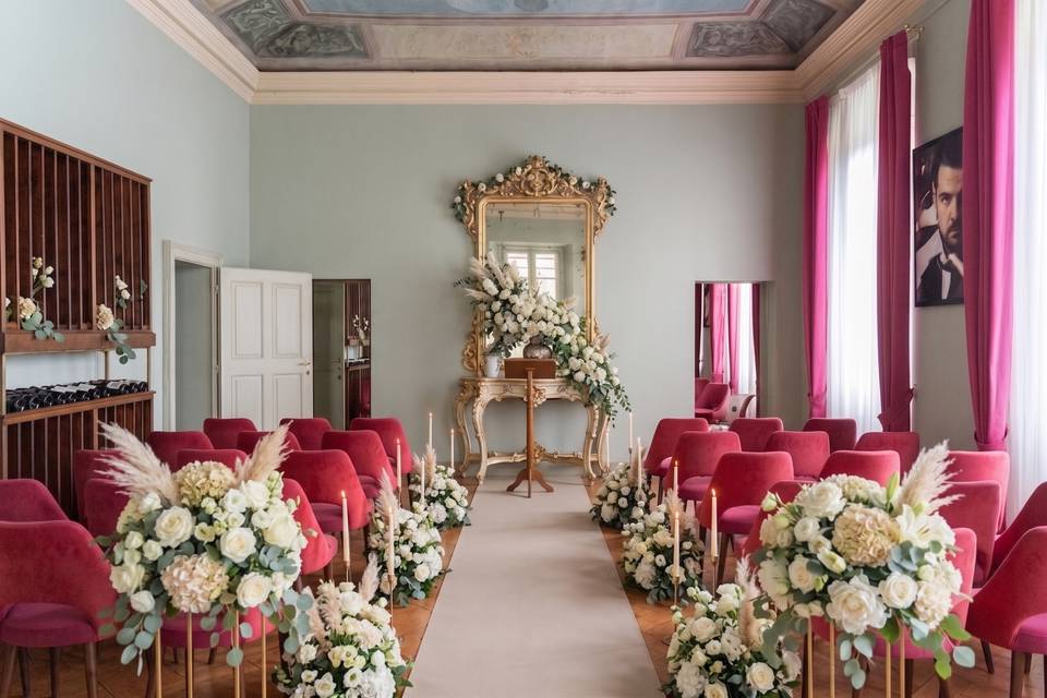 Salone affrescato