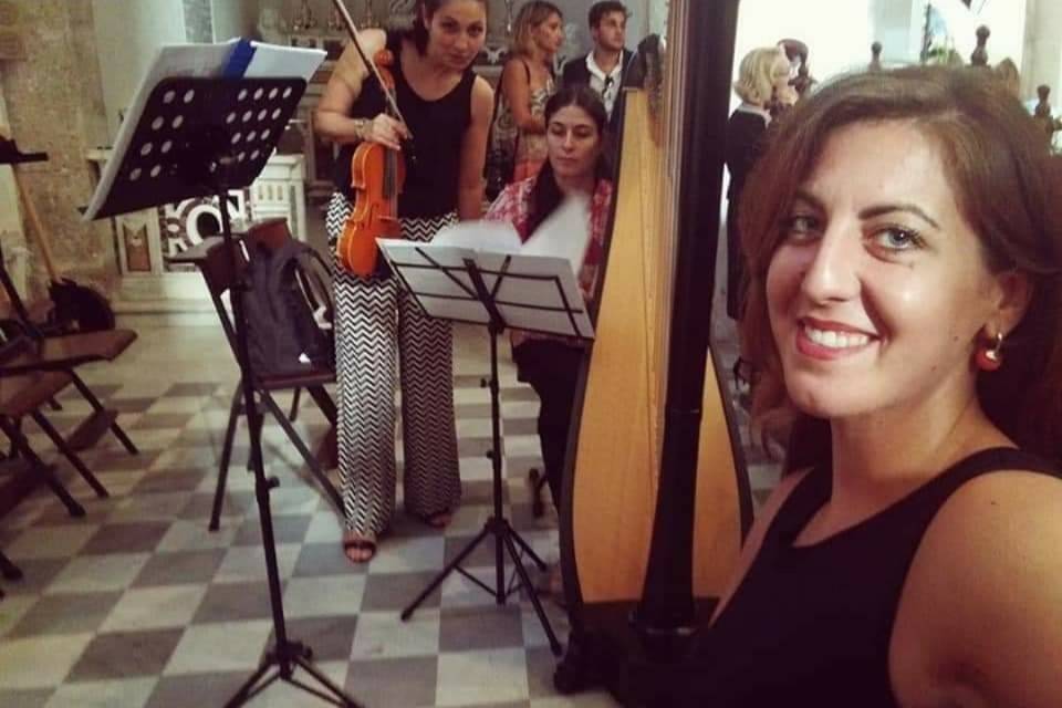 Trio arpa- violino e soprano