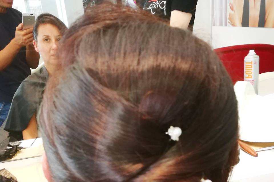 Chignon alto