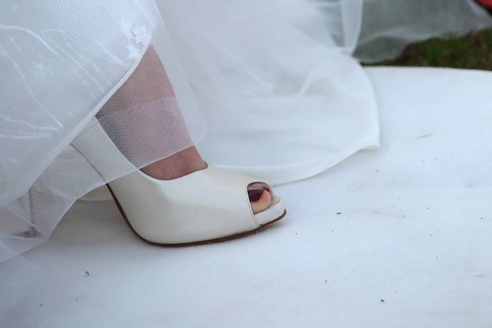 Dettaglio wedding shoes