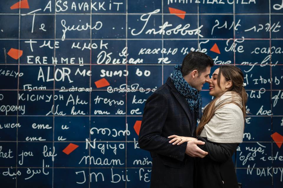 The wall of Love Paris