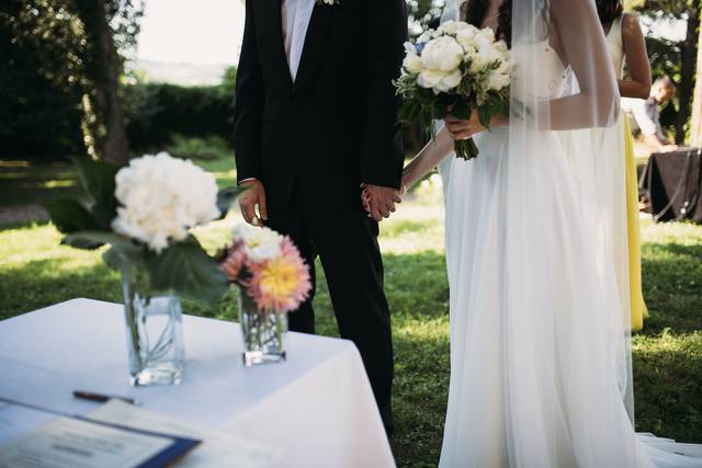 Matrimonio civile nel parco