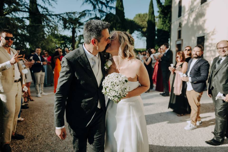 Uscita sposi cerimonia