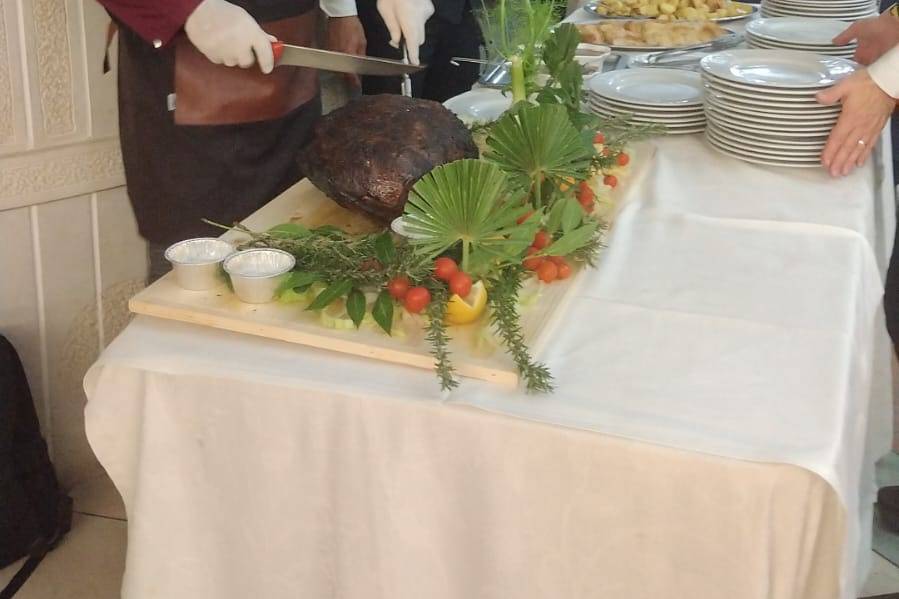 Arrosto servito in sala