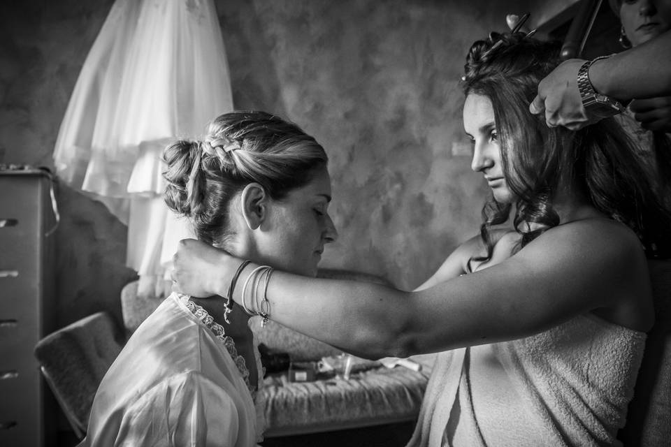 Bride prep