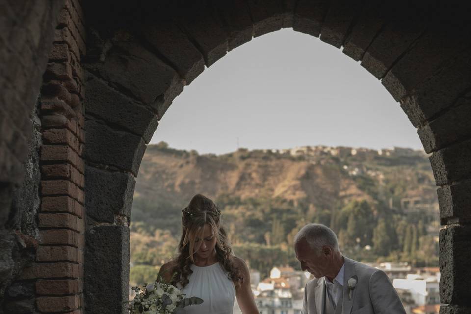Wedding in the medieval castle