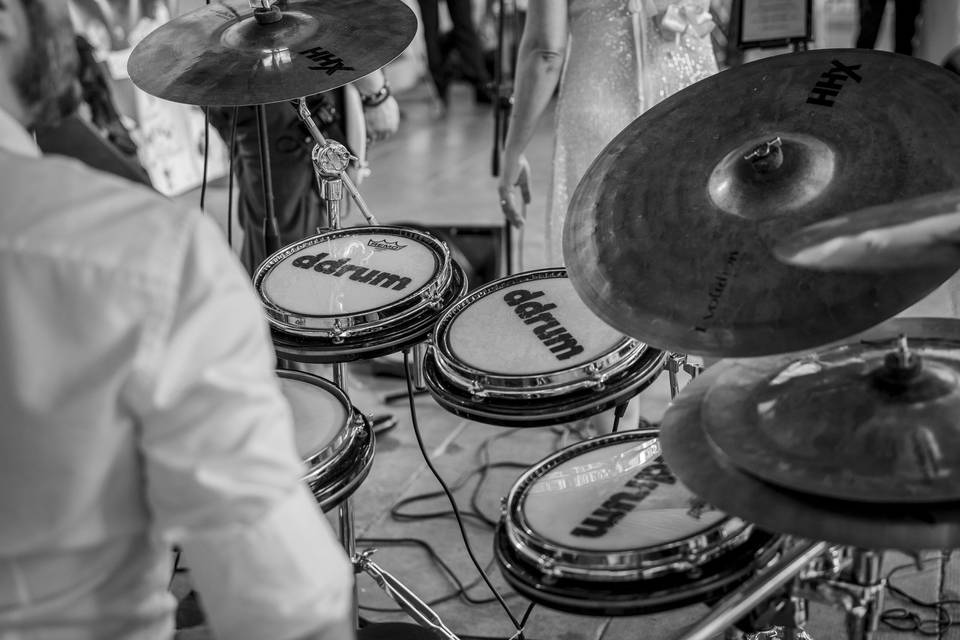 Drum live al matrimonio