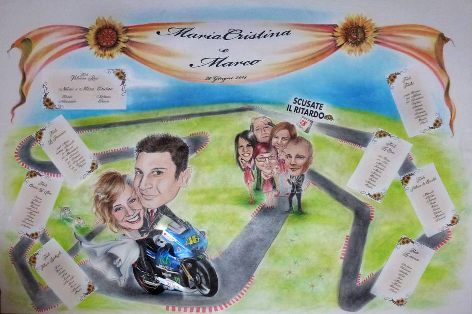 Tableau de Mariage personale