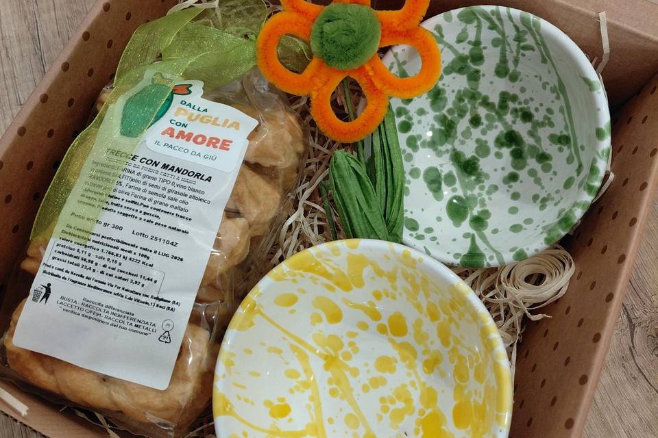 Box gastronomica con ceramica