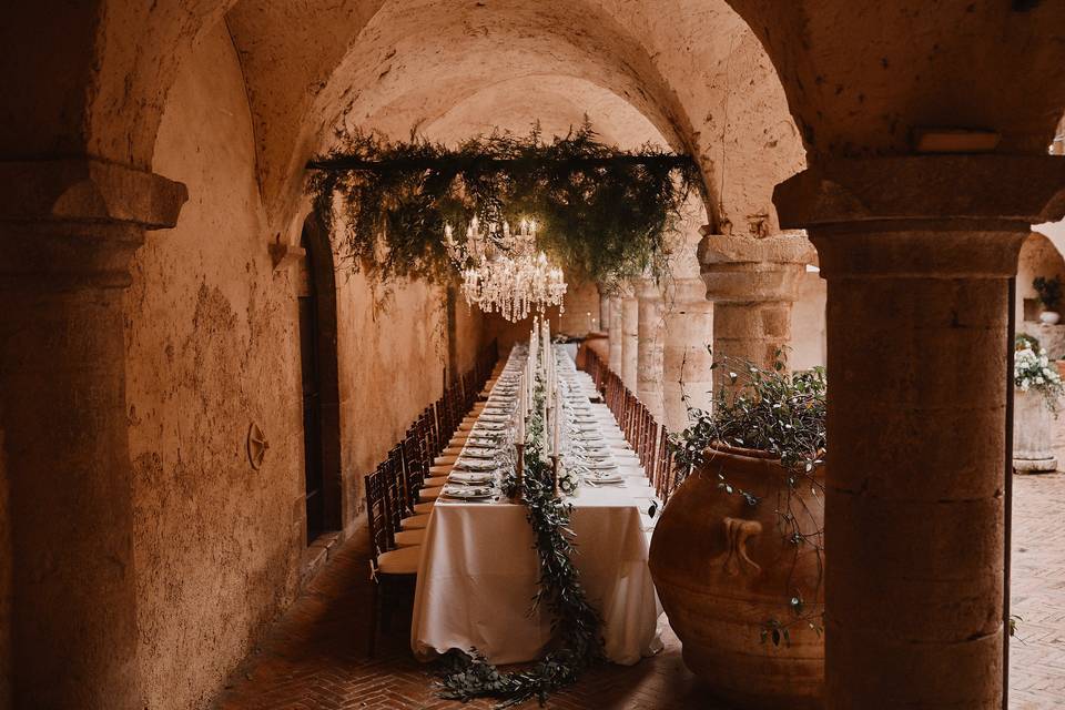 Cena sotto gli archi