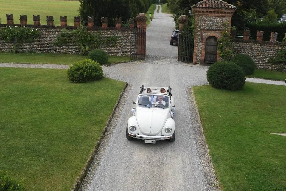 Castello di Marne arrivo Sposi