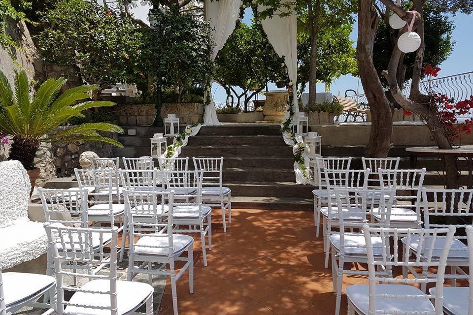 Matrimonio all’aperto Positano