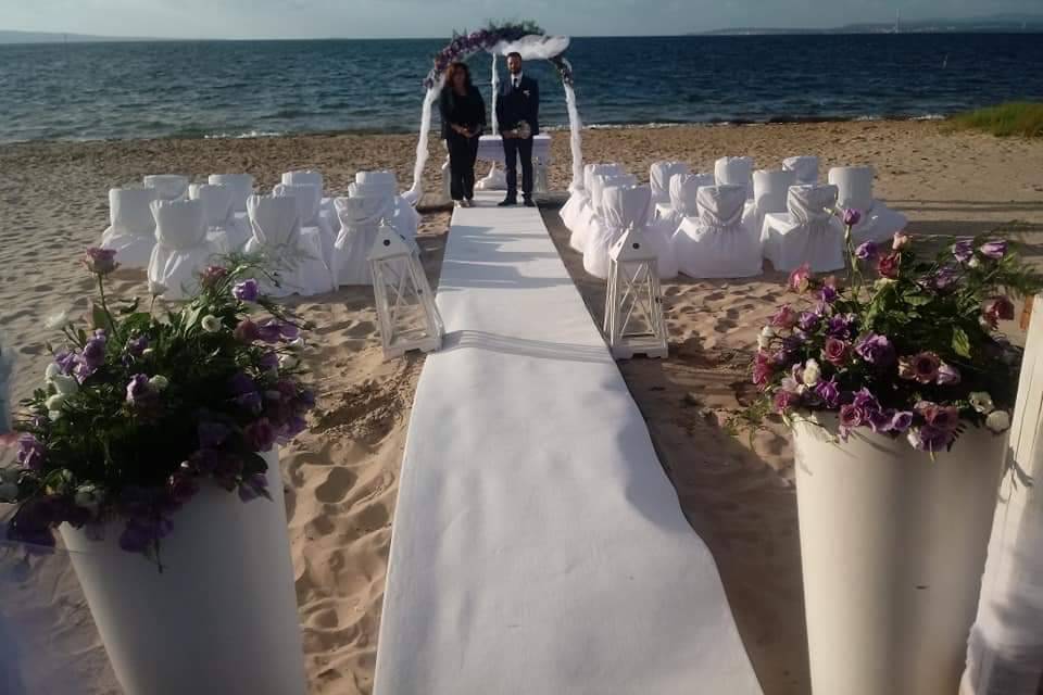 Matrimonio civile in spiaggia