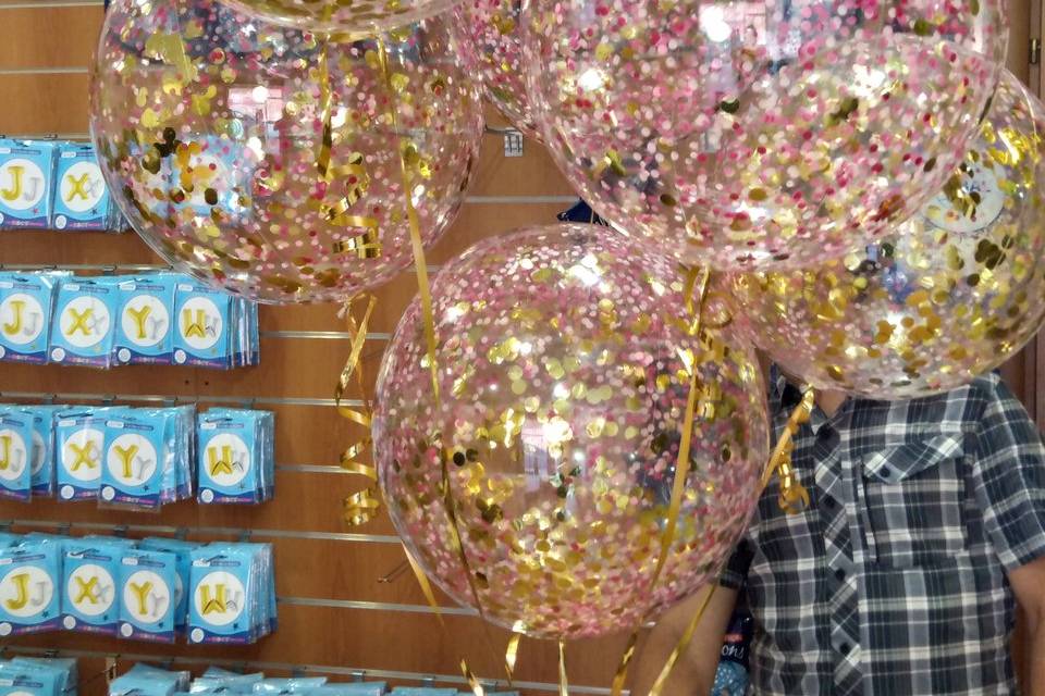 Palloncini con glitter