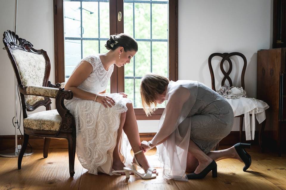 Preparazione sposa