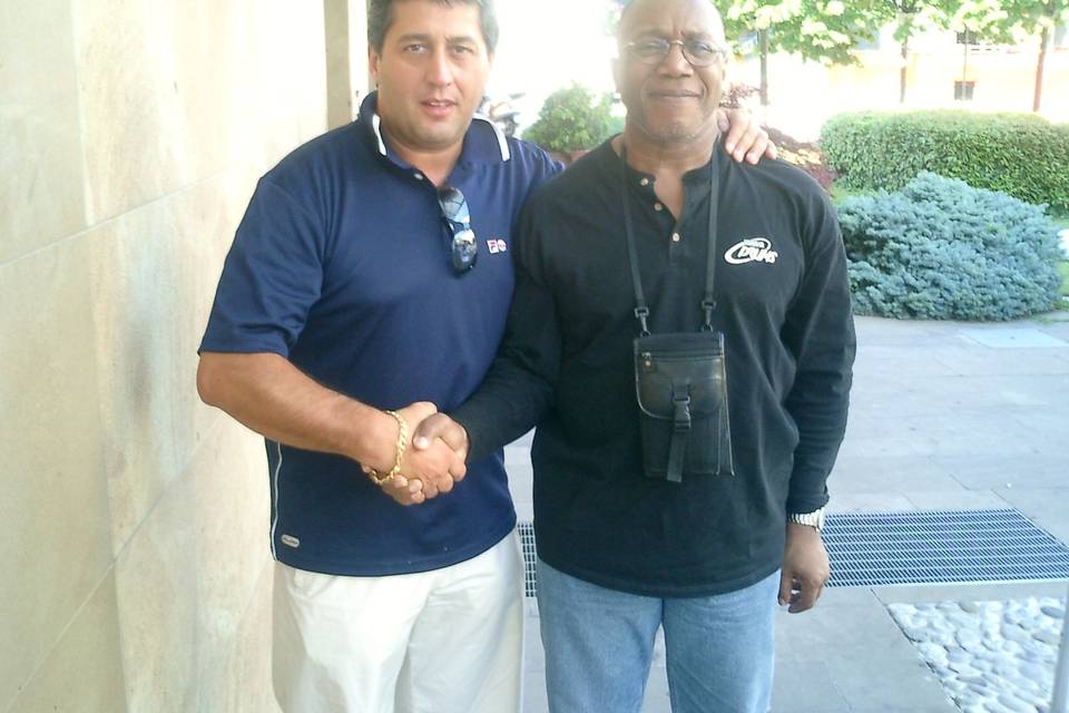 Con il batterista Billy Cobham