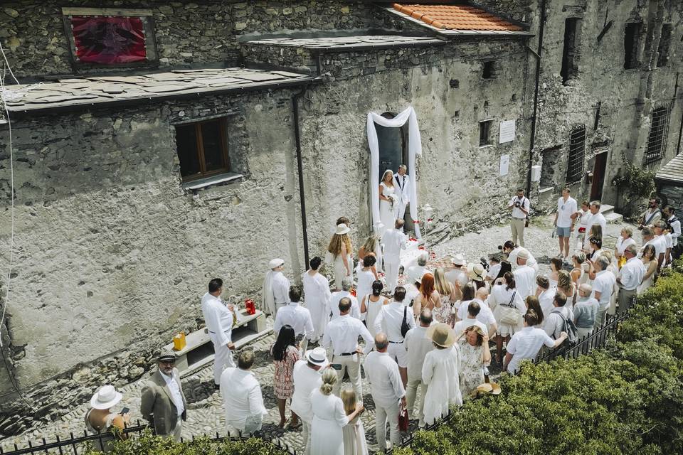 Matrimonio in borgo antico