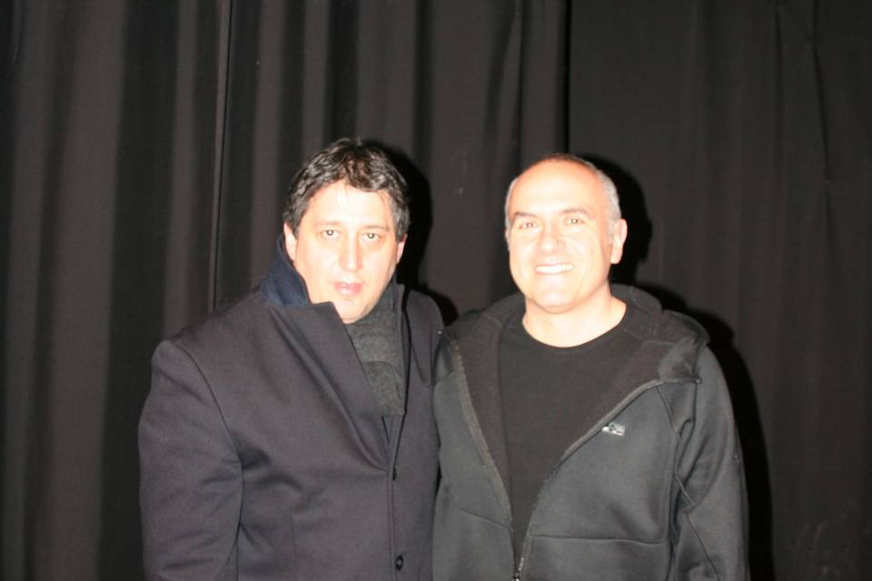 Con il pianista Danilo Rea