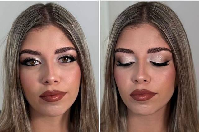 Sguardo magnetico e glitter