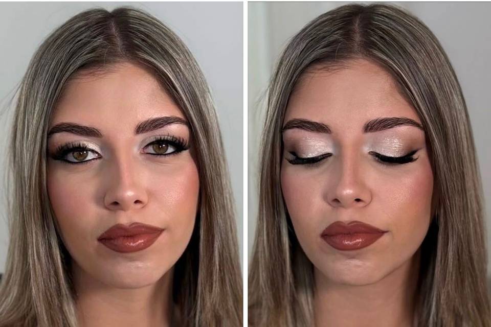 Sguardo magnetico e glitter