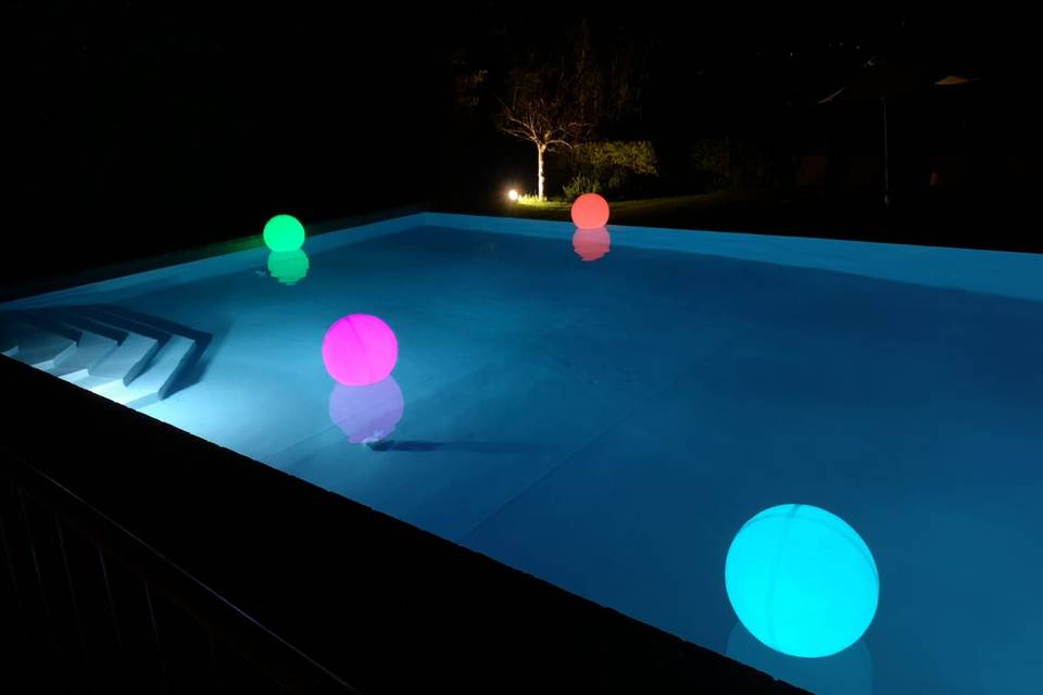 Light spheres rgb led