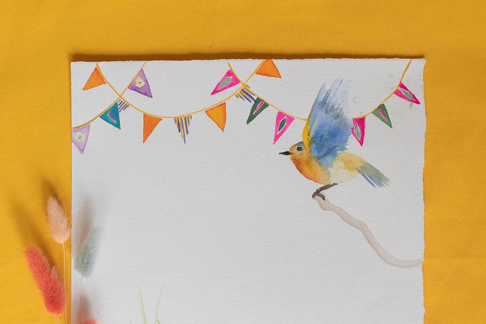 Invito Festa, dettaglio