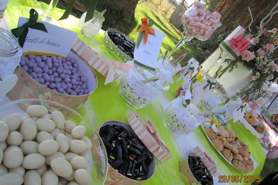 Confettata e candy bar