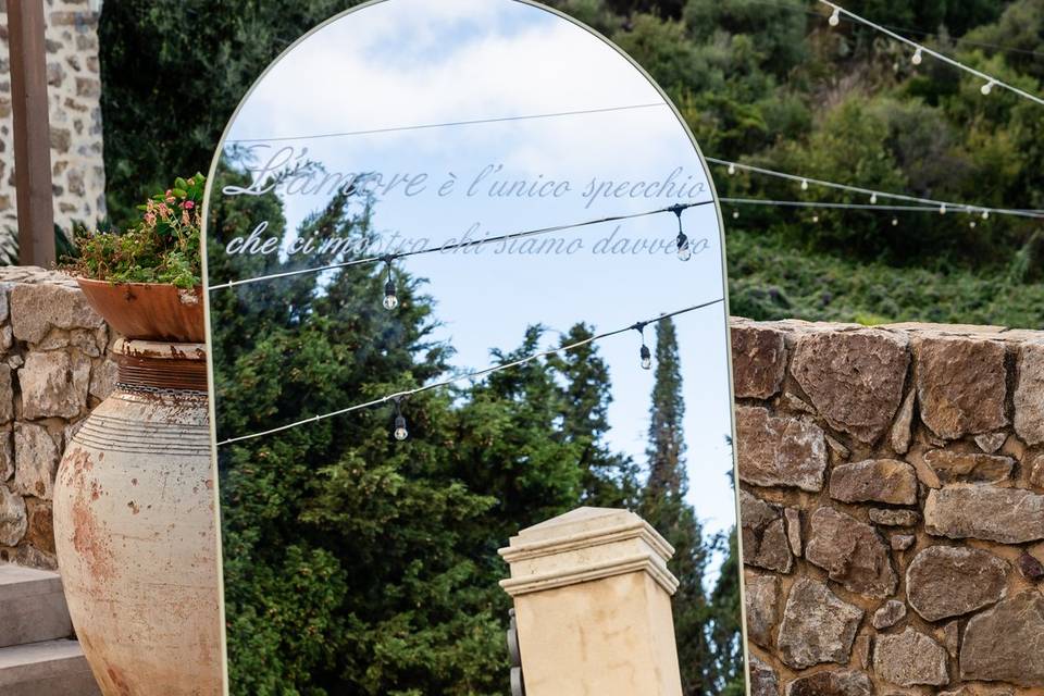 Specchio welcome benvenuto