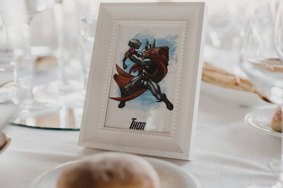 Marvel Wedding Table