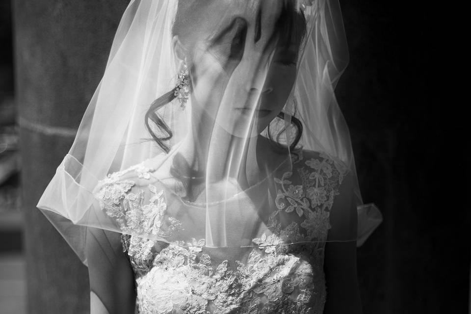 Sposa in controluce