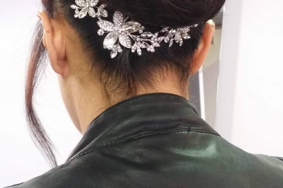 Chignon elegante da sposa