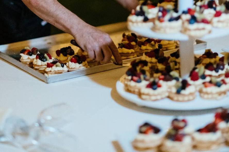Torta nuziale monoporzione