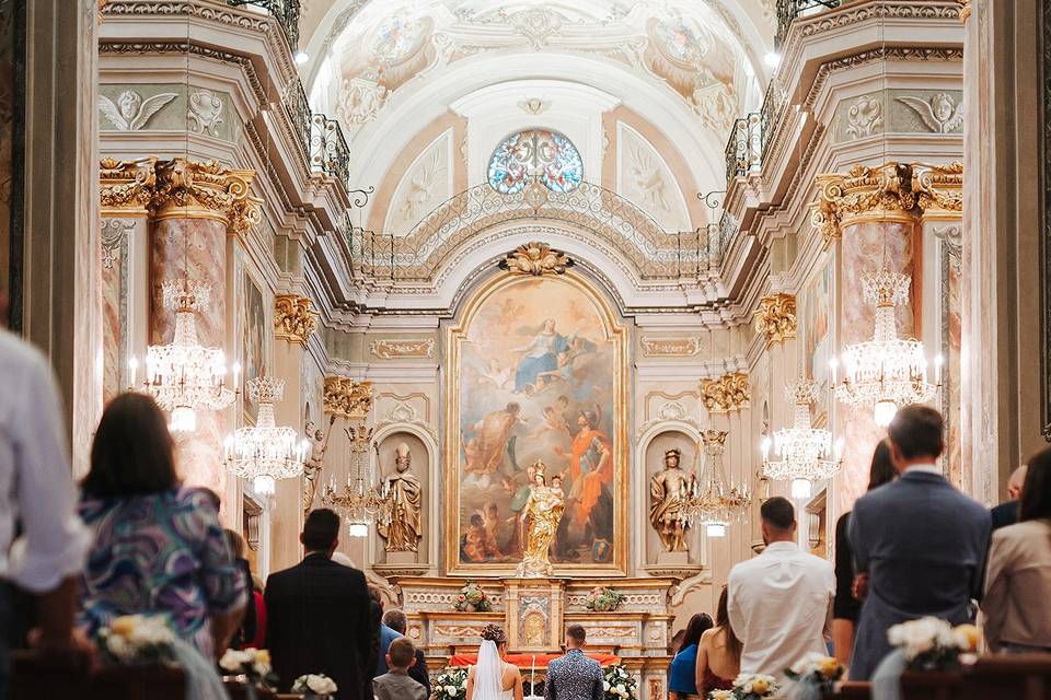 Cerimonia in chiesa