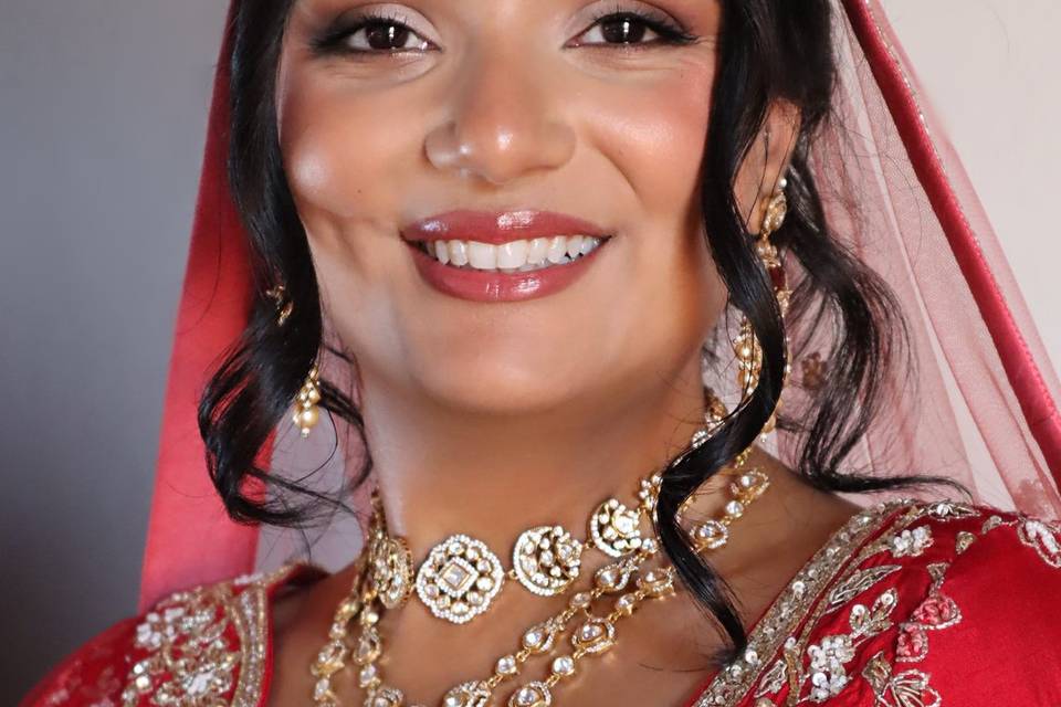 Bridal makeup & hair
