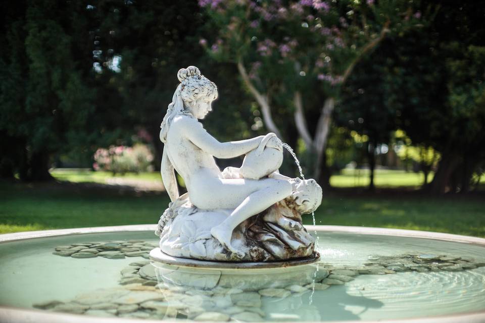 Dettaglio della fontana