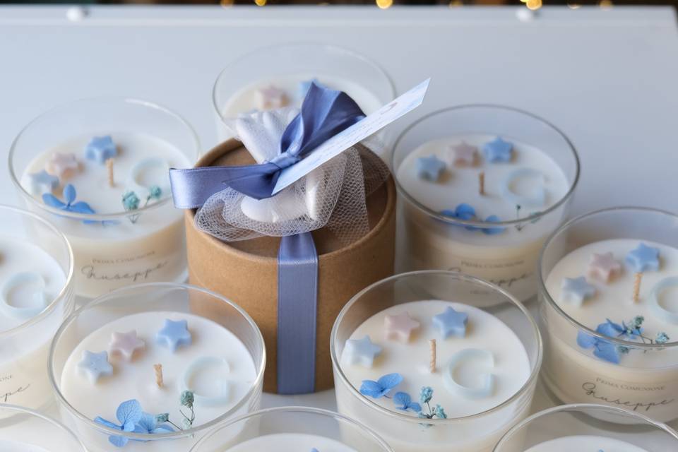 Bomboniere Candele Monogram