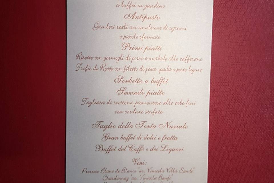 Menu.