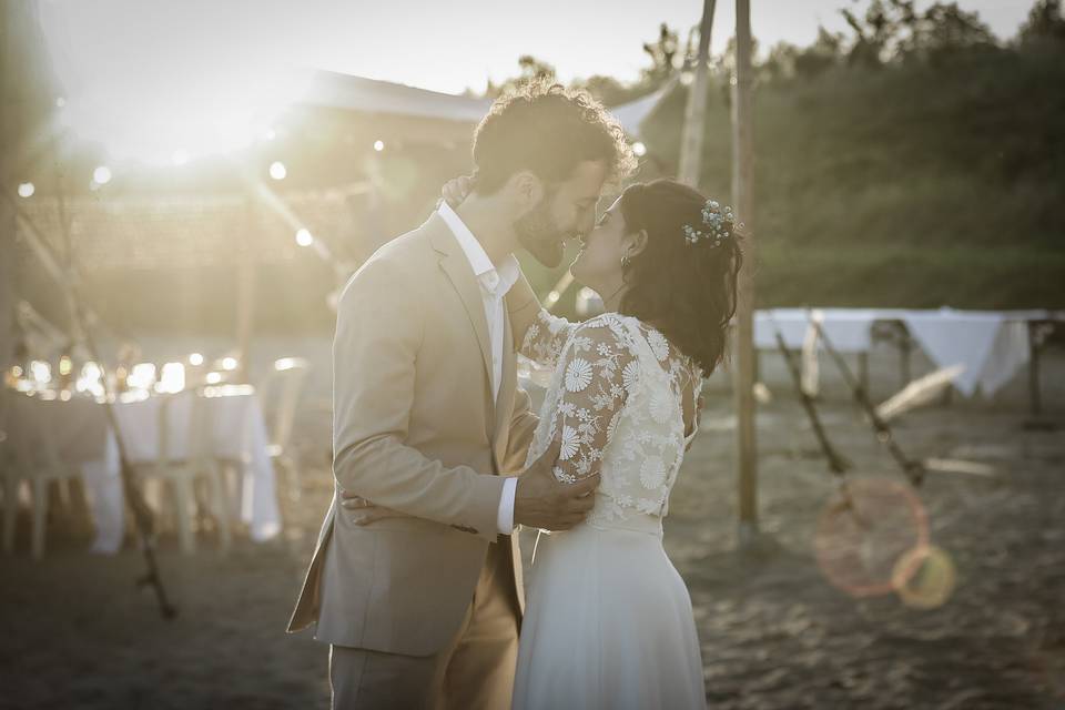 Il bacio degli sposi