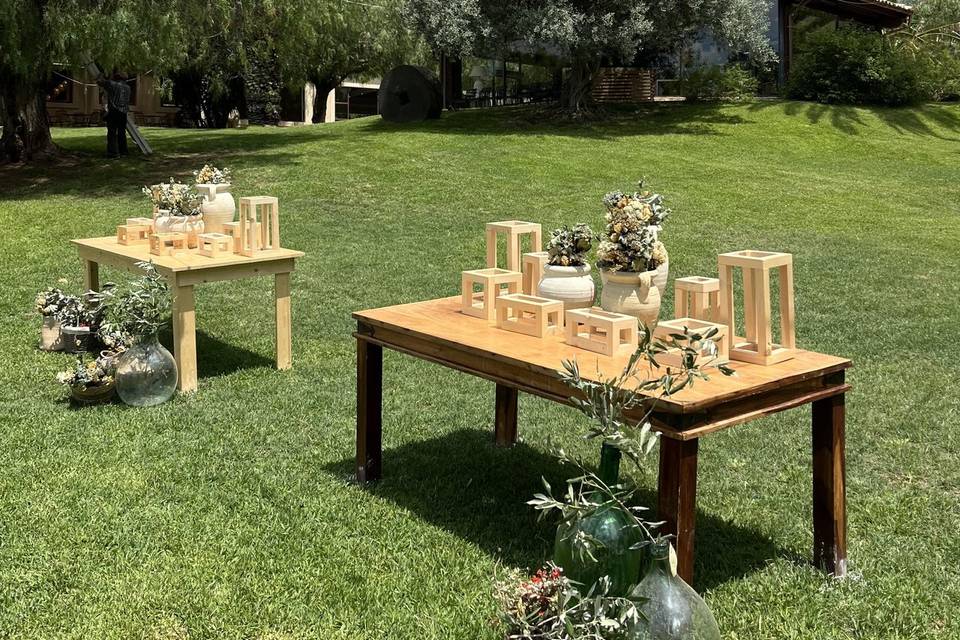 Isole buffet antipasti prato